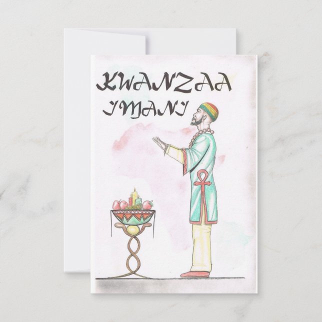 Kwanzaa Holiday Card (Front)