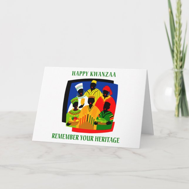 Kwanzaa Holiday Card (Front)