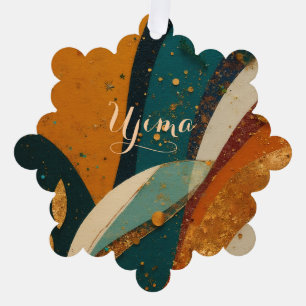 Kwanzaa Holiday Elegance Ornament Card