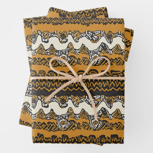 Kwanzaa Holiday Elegance Wrapping Paper Sheets