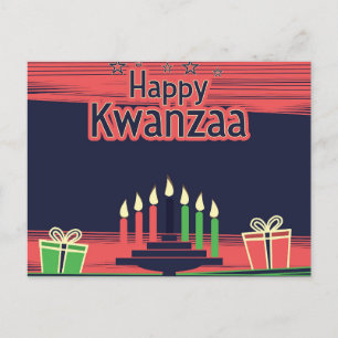 Kwanzaa  holiday postcard