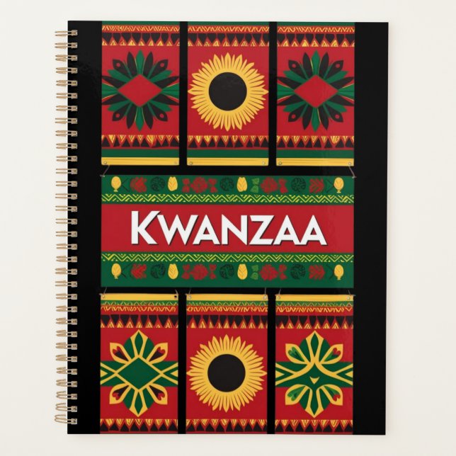 Kwanzaa-Inspired Planner Design (Front)