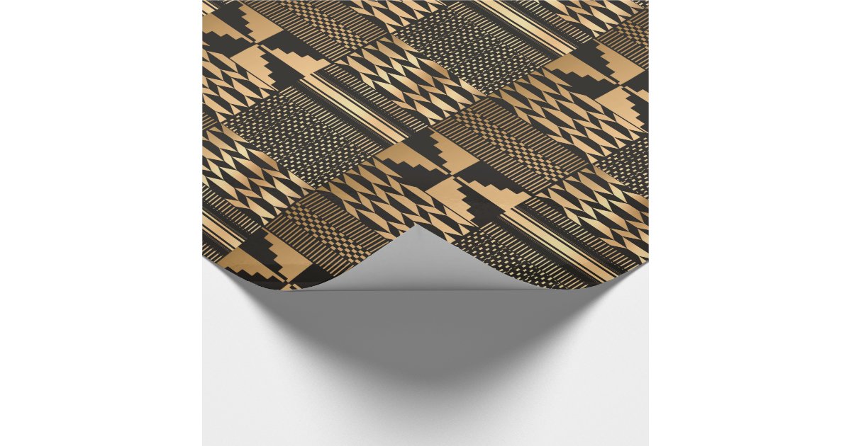 Pan African Flag, Happy Kwanzaa Wrapping Paper