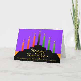 Kwanzaa Kinara Card by A. McDaniel