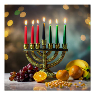 KWANZAA - KINARA - POSTER