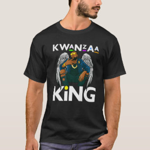 Kwanzaa King Black Daddy Bruh Father Brother Melan T-Shirt