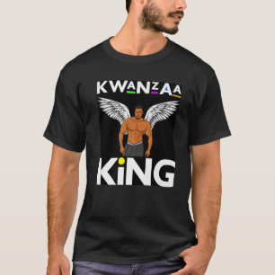 Kwanzaa King Black Daddy Bruh Father Brother Melan T-Shirt