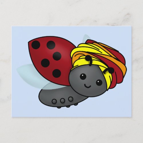 Kwanzaa Ladybug Postcard