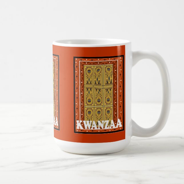 Kwanzaa mug ,Traditional symbolism (Right)