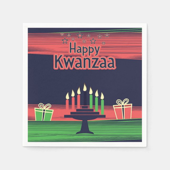  Kwanzaa  Napkins (Front)