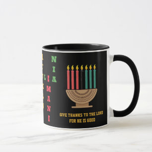 KWANZAA Nguzo Saba Crossword Mug