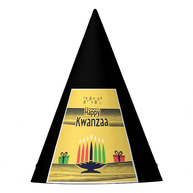  Kwanzaa Party Hat (Front)