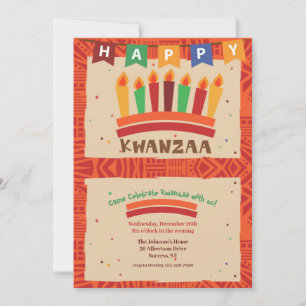 Kwanzaa Party Invitation