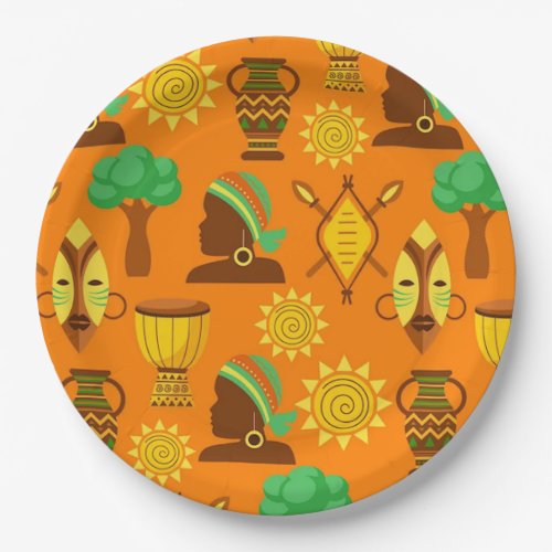Kwanzaa Party Paper Plates