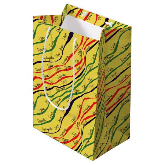 Kwanzaa Patterns Medium Gift Bag