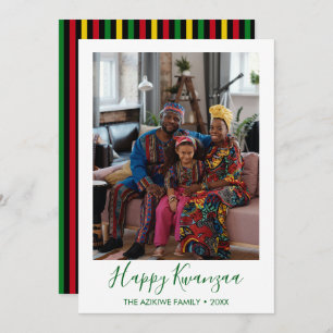 Kwanzaa Photo Holiday Card