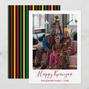 Kwanzaa Photo Holiday Card