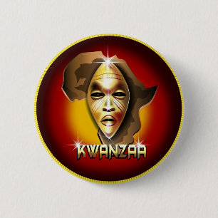 Kwanzaa Pinback Button