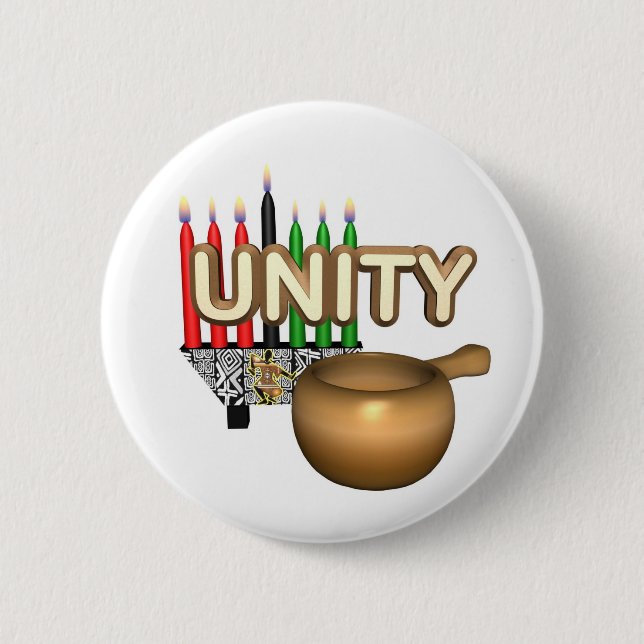 Kwanzaa Purpose Holiday Pinback Button (Front)