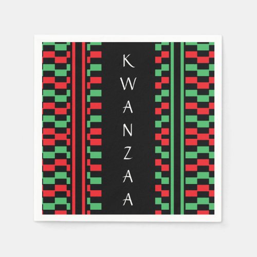 Kwanzaa Red Black Green Celebration Napkins