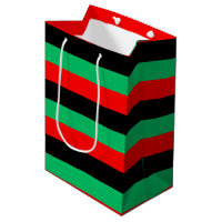 Kwanzaa Red Black Green Stripes