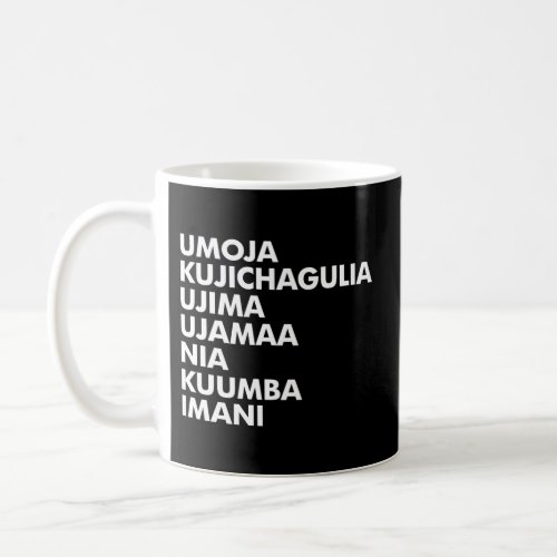 Kwanzaa Seven Principles Coffee Mug