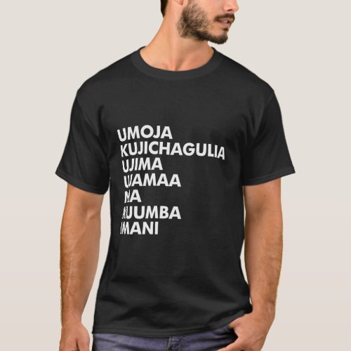 Kwanzaa Seven Principles T_Shirt