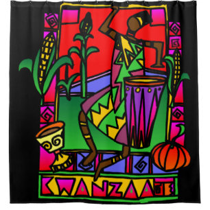 Kwanzaa Shower Curtain