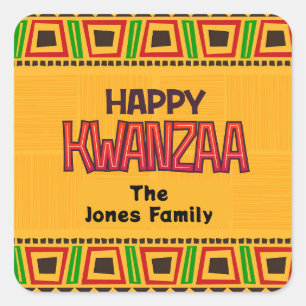 Kwanzaa Square Sticker