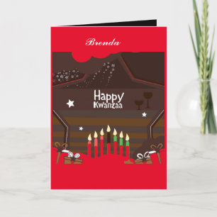 KWANZAA TABLE HAPPY KWANZAA CARD