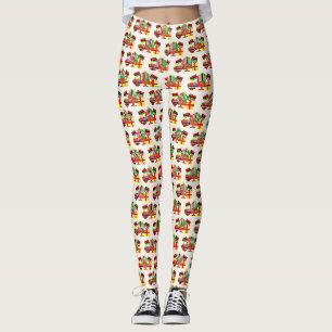 Kwanzaa Table Painting Leggings