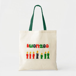Kwanzaa Tote Bag with Candles
