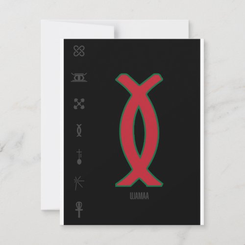 Kwanzaa Ujamaa Holiday Card