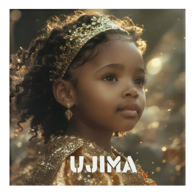 KWANZAA - UJIMA - ACRYLIC PRINT (Front)
