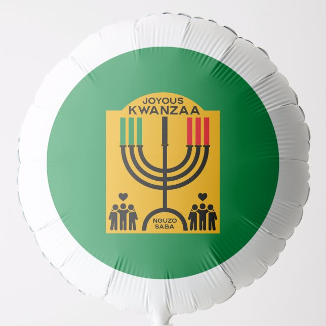 Kwanzaa Umoja Balloon (Front)