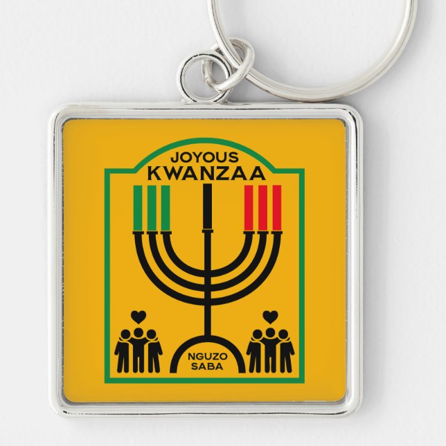 Kwanzaa Umoja Keychain (Front)