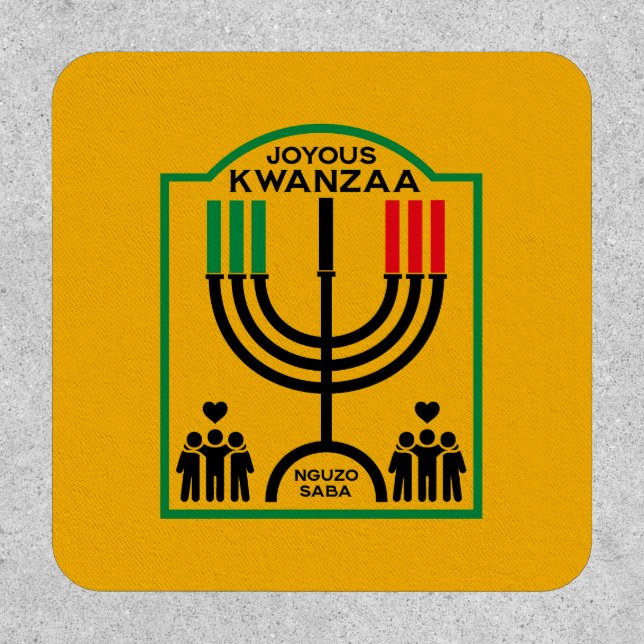 Kwanzaa Umoja Patch (Front)