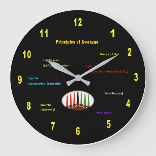 Kwanzaa Wall Clock