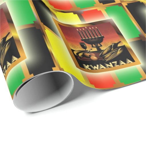 Kwanzaa Wrapping Paper Zazzle