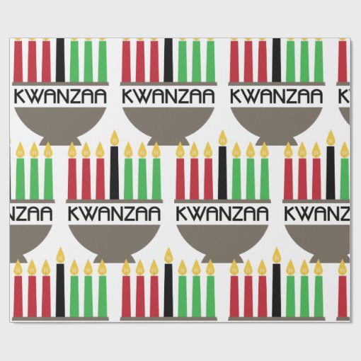 Kwanzaa Wrapping Paper Zazzle