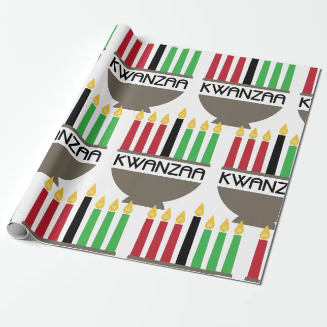 Kwanzaa Wrapping Paper Zazzle