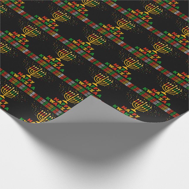 Kwanzaa Wrapping Paper (Corner)