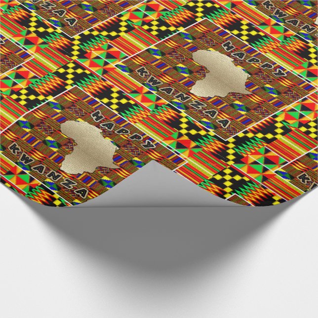  Kwanzaa Wrapping Paper (Corner)