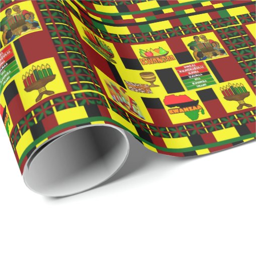Kwanzaa Wrapping Paper Zazzle