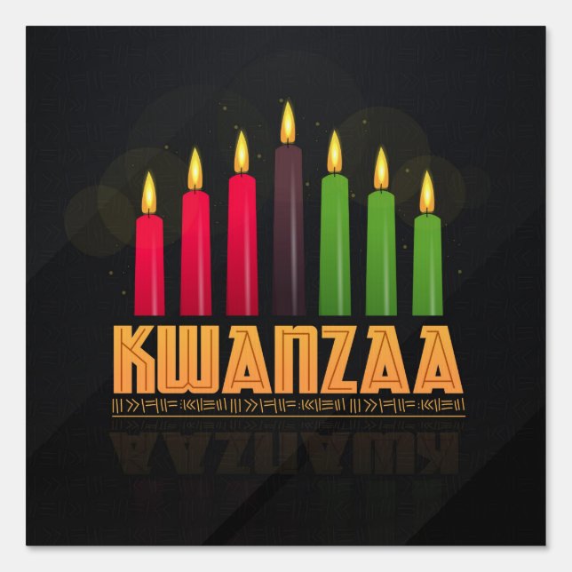 Kwanzaa Yard Sign (Front)