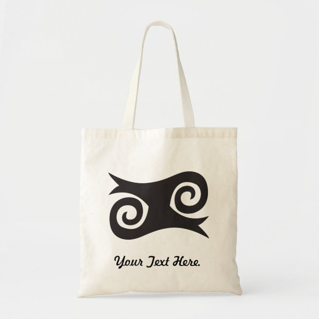 KWATAKYE ATIKO Symbol of Bravery and Fearlessness Tote Bag (Front)