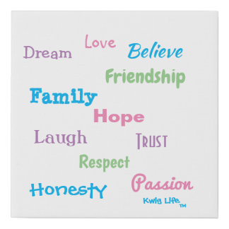 Kwig Life TM Faux Canvas Print