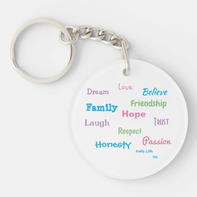 Kwig Life TM Keychain (Front)