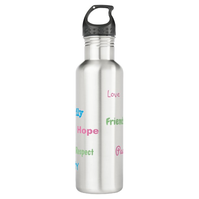 Kwig Life TM Stainless Steel Water Bottle (Front)