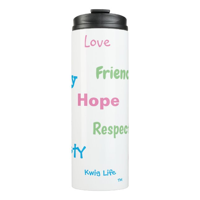 Kwig Life TM Thermal Tumbler (Front)